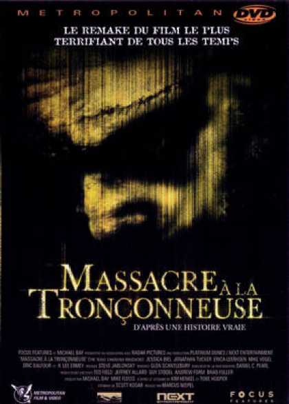 French DVDs - Massacre A La Tronconneuse