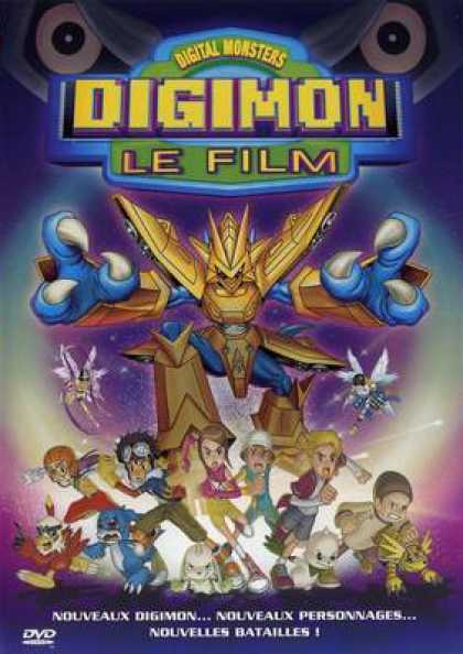 French DVDs - Digimon Le Film