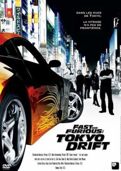 French DVDs - The Fast And The Furious : Tokyo Drift