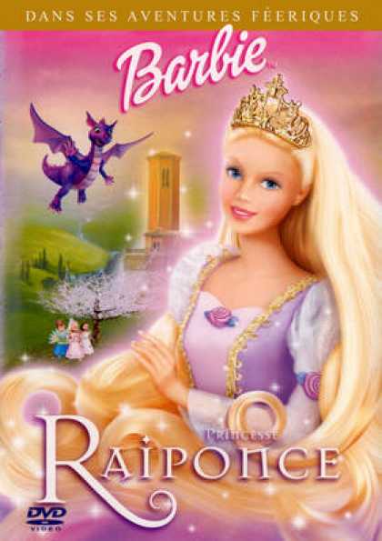 French DVDs - Barbie Rapunzel
