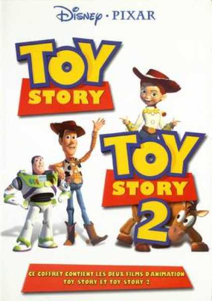 French DVDs - Toy Story 1 And 2