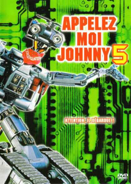 French DVDs - Appelez Moi Johnny 5