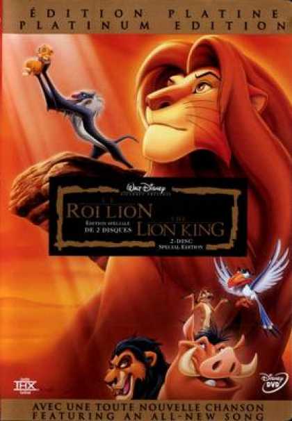 French DVDs - The Lion King Special Edition French Canadian