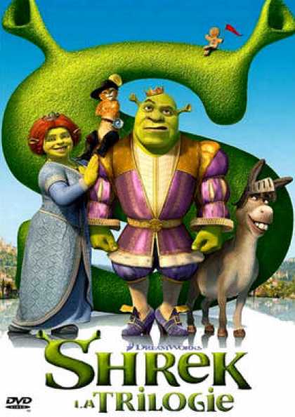 French DVDs - Shrek Trilogy
