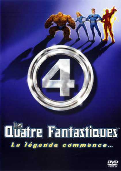 French DVDs - Fantastic 4 - Dessin Animee