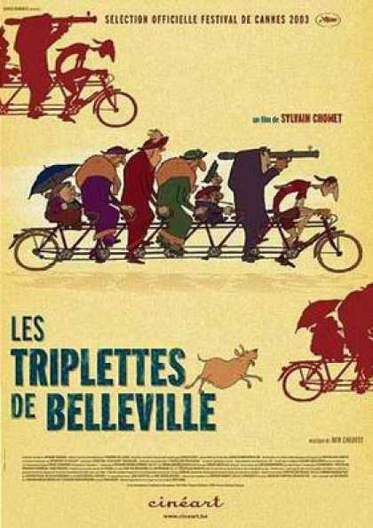 French DVDs - Triplets Of Belleville French Canadian