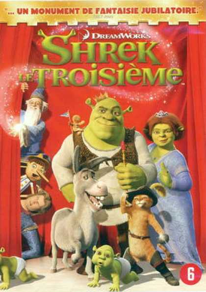 French DVDs - Shrek Le Troisieme