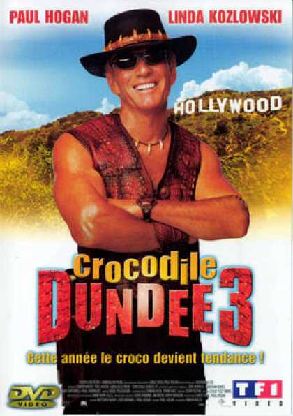 French DVDs - Crocodile Dundee 3