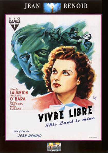 French DVDs - Vivre Libre (This Land Is Mine)
