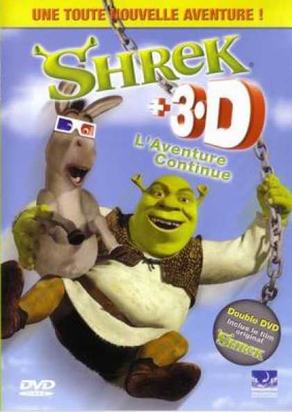 French DVDs - Shrek/Shrek 3-D