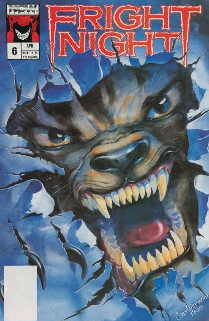 Fright Night 6 - Now - Werewolf - Fangs - Wall - Ripped