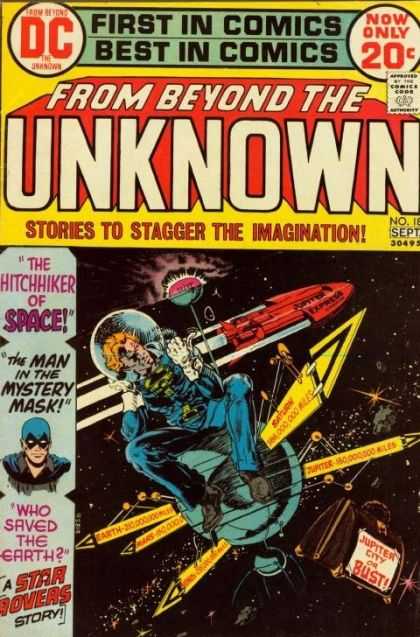 From Beyond the Unknown 18 - The Hitchhiker Of Space - The Man In The Mystery Mask - Who Saved The Earth - Space Craft - Jupiter City Or Bust - Michael Kaluta