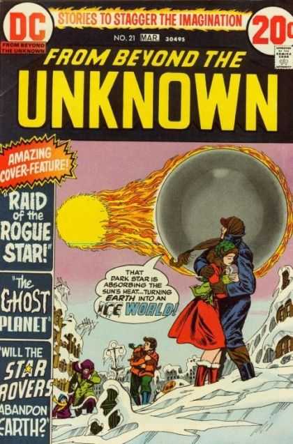 From Beyond the Unknown 21 - Dc Comics - Dark Star - Ice - Disaster - Abandon Earth - Nick Cardy