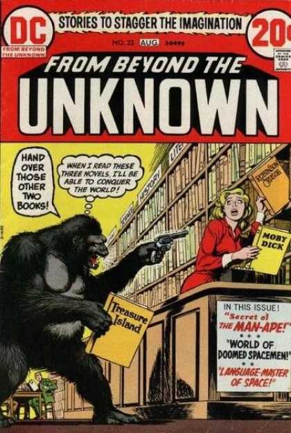 From Beyond the Unknown 23 - Gorilla - Library - Pistol - Stick Up - Secret Of The Man-ape - Nick Cardy