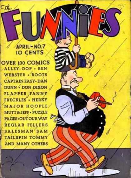 Funnies 7 - April-no7 - Io Cents - Ben Webster - Boots Captain Easy - Dan Dunn