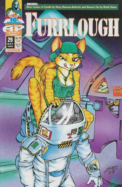 Furrlough 29 - Independant Comics - Modern Age - Cats - Sci-fi Stories - Antartic Press