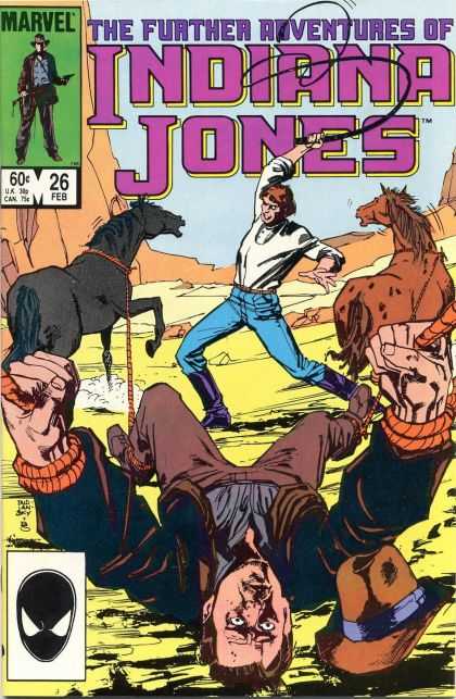 Further Adventures of Indiana Jones 26 - Marvel - February - Rope - Lasso - Horses