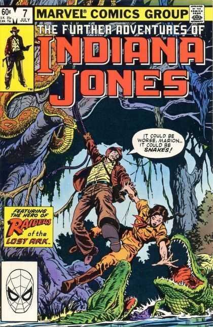 Further Adventures of Indiana Jones 7 - Trees - Snakes - Crocodile - Spider - Kerry Gammill