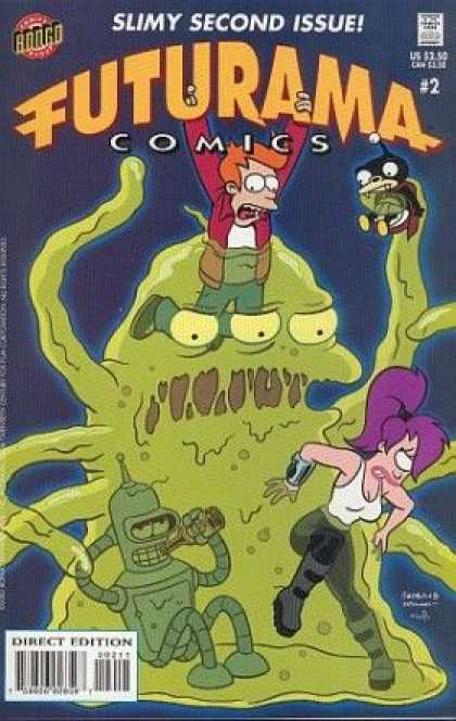 Futurama 2 - Futurama - Slimy Second Issue - Monster - Green - Slime
