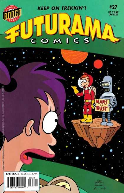 Futurama 27 - Comic - Comics - 27 - Mars Or Bust - Direct Edition