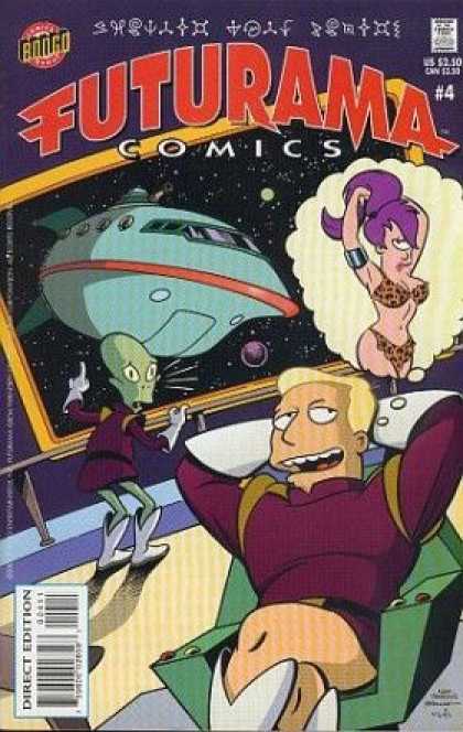 Futurama 4 - Japanese Comics - Bongo Comics - Leela - Captain Dan - Outer Space