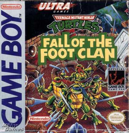 Game Boy Games - Teenage Mutant Ninja Turtles: Fall of the Foot Clan