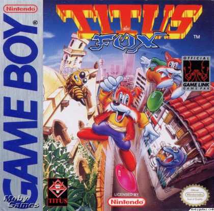 Game Boy Games - Titus the Fox: To Marrakech and Back