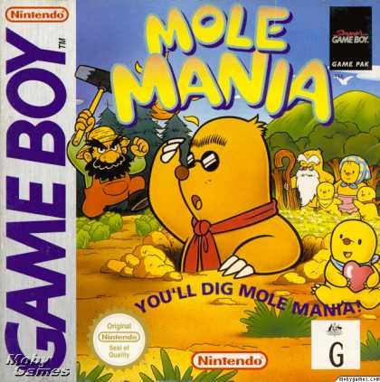 Game Boy Games - Mole Mania