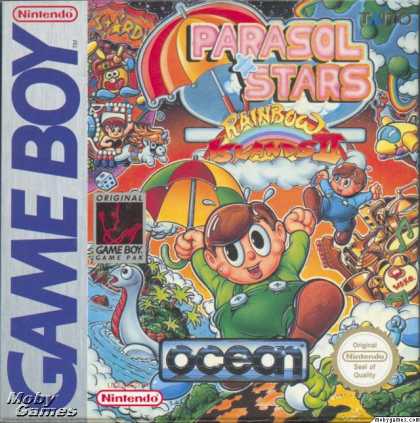 Game Boy Games - Parasol Stars: The Story of Bubble Bobble III