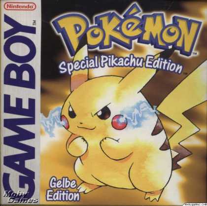 Game Boy Games - Pok&#xE9;mon Yellow: Special Pikachu Edition