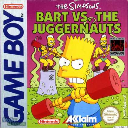 Game Boy Games - The Simpsons: Bart vs. the Juggernauts