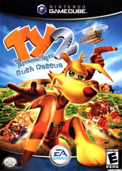 GameCube Games - TY the Tasmanian Tiger 2: Bush Rescue