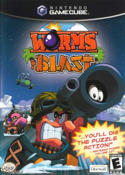 GameCube Games - Worms Blast