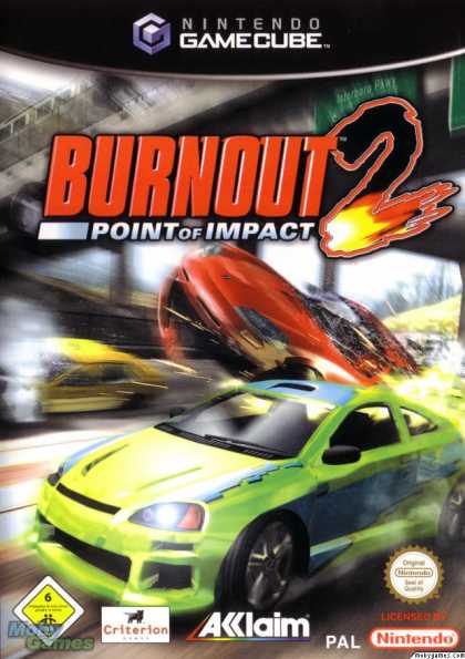 GameCube Games - Burnout 2: Point of Impact