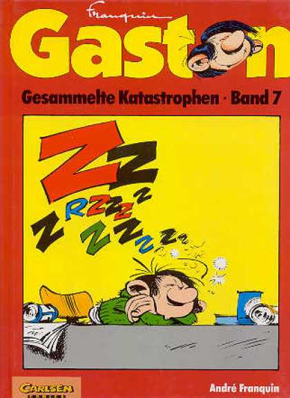 Gaston 26 - Gesammelte Katastrophen Band 7 - Cans - Sleeping - Carlsen Comics - Andre Franquin