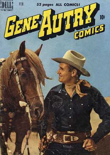 Gene Autry Comics 36 - Cowboy - Horse - Torso - Scarf - Saddle