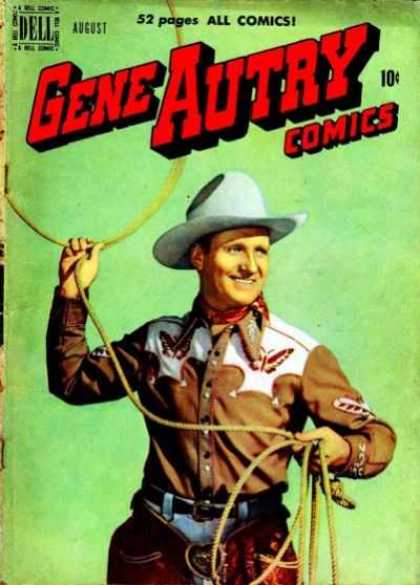 Gene Autry Comics 42 - 52 Pages All Comics - Dell - Cowboy - Lasso - Rope
