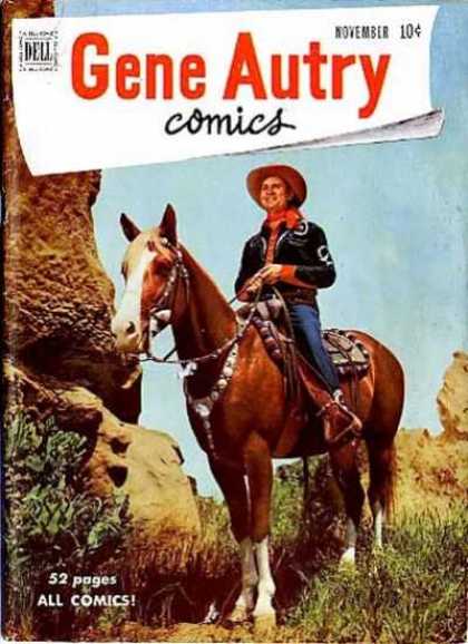 Gene Autry Comics 45 - Dell - November - Cowboy - Horse - Western