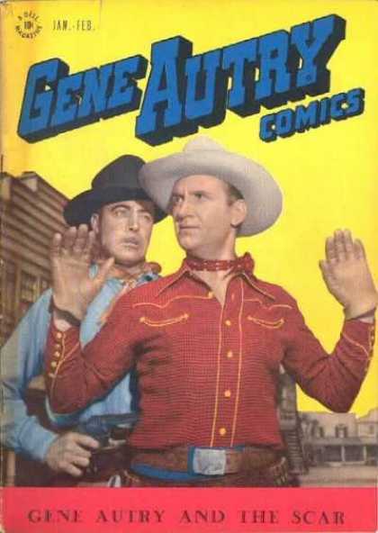Gene Autry Comics 5 - Cap - Jan-feb - Belt - The Scar - Two Men