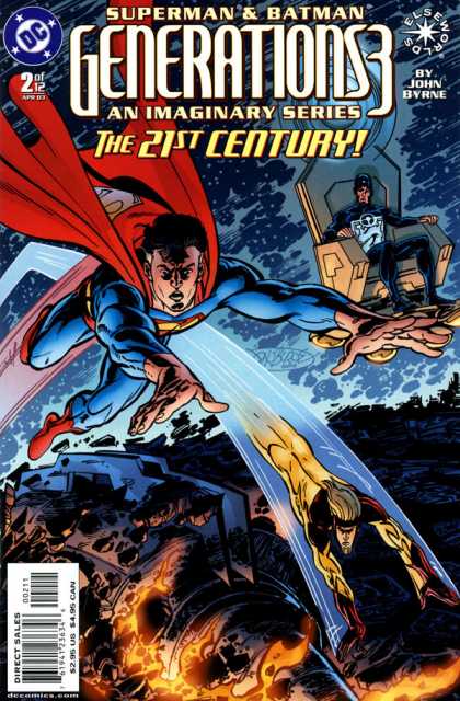 Generations 3 2 - Superman - Batman - Flames - Flying - Cape