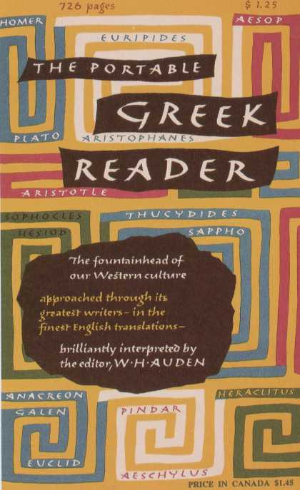 George Salter's Covers - The Portable Greek Reader