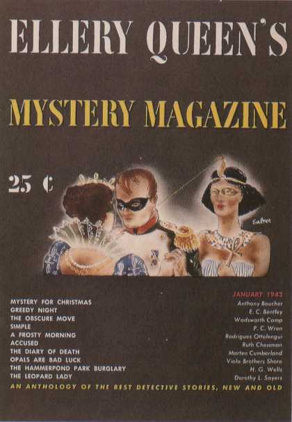 George Salter's Covers - Ellery Queen's Mystery Magazine