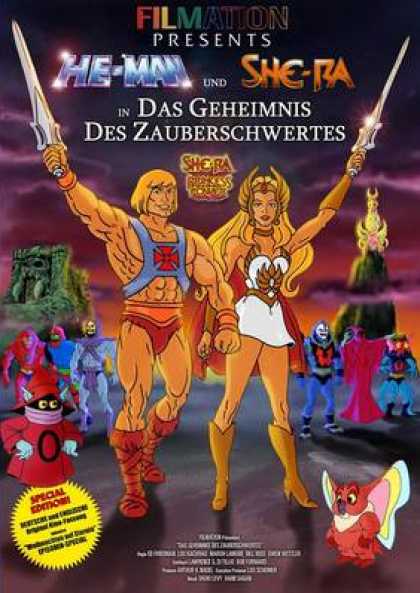 German DVDs - He Man Secret Of The Sword