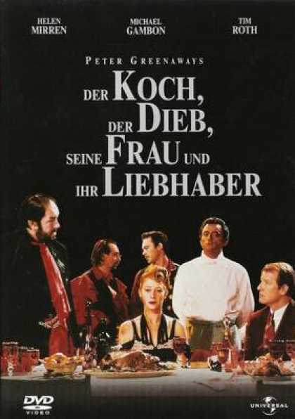 German DVDs - The Cook The Thief His Wife And Her Lover