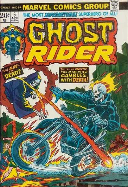 Ghost Rider 5 - Motorcycle - Johnny Blaze - Death Personified - Vengeance - Innocent Bystanders - Clayton Crain, Frank Frazetta