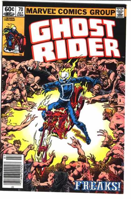 Ghost Rider 70 - Skeleton - Undeath - Flames - Monsters - Chopper - Dave Simons, Salvador Larroca