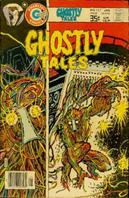 Ghostly Tales 127 - Monster - Electric Creature - Electric Monster - Man Eater - Weird