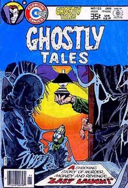 Ghostly Tales 133 - Door - Cobwebs - Arm - Hands - Lantern