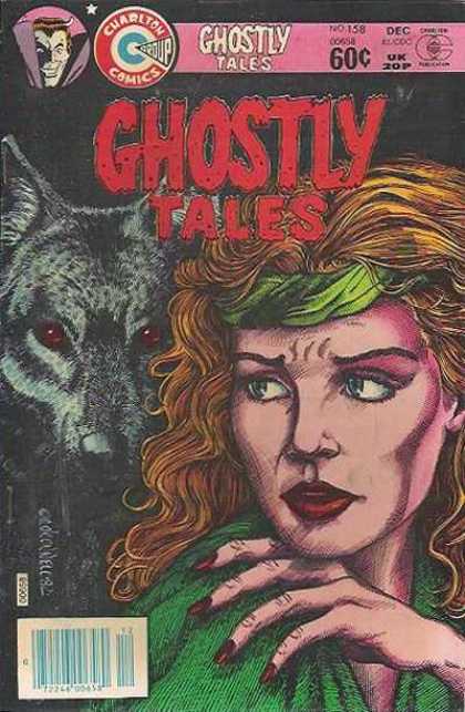 Ghostly Tales 158 - Wolf - Woman - Green Headband - Red Nails - Brown Hair