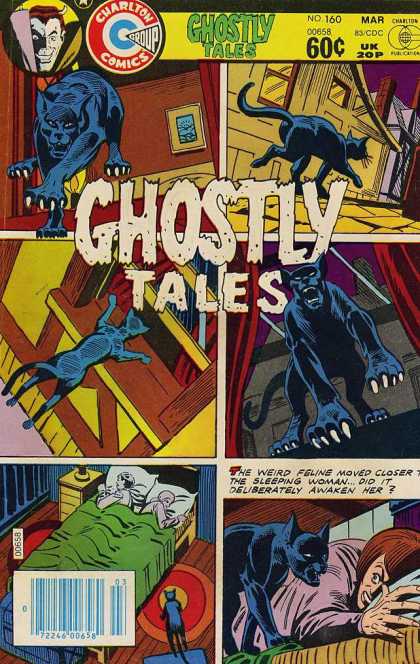 Ghostly Tales 160 - Chartlon Comics - Mar - Bed - Pillow - Cat
